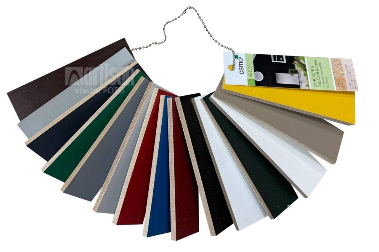 OSMO Vzorník Zahradní a fasádní barva - vějíř OSMO
