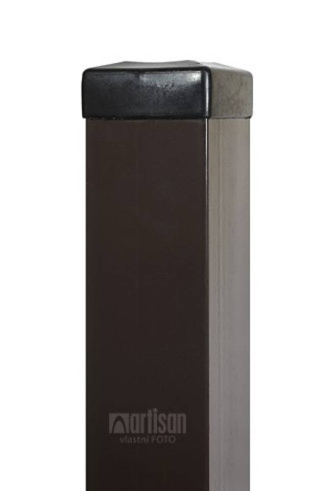 Plotové sloupky DAMIPLAST poplastované hranaté 60x60x2400x1