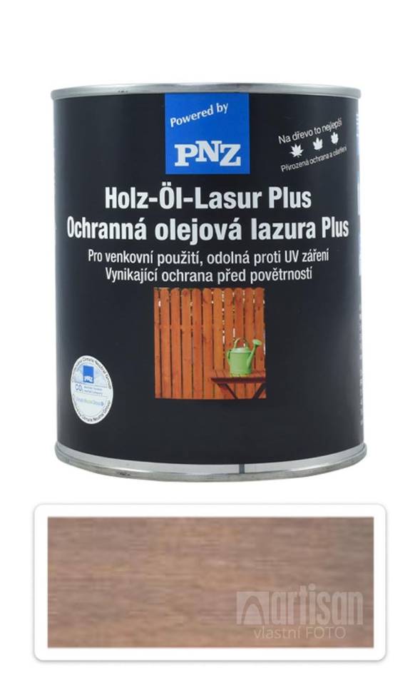 PNZ Ochranná olejová lazura Plus 0.75 l Patina PNZ