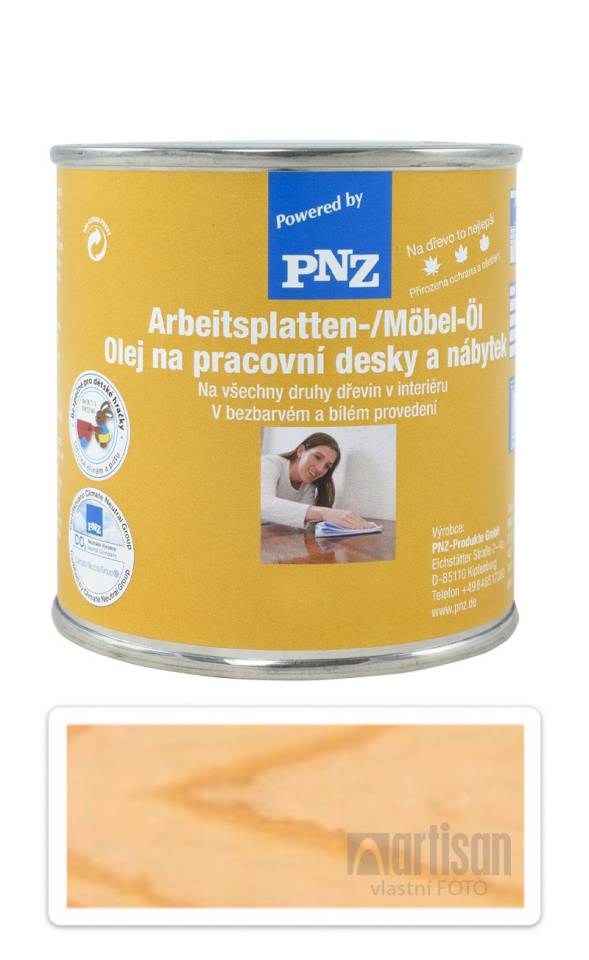 PNZ Olej na kuchyňské desky a nábytek 0.25 l Bezbarvý PNZ