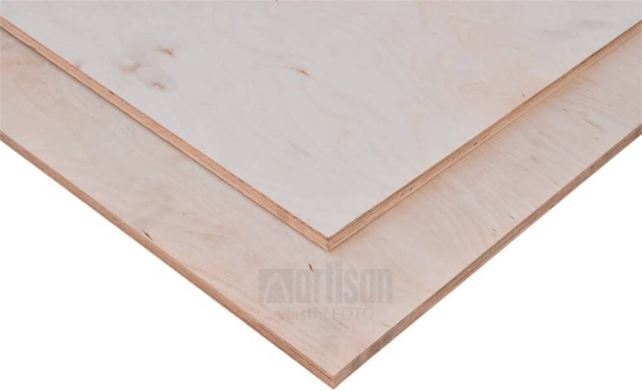 Překližka truhlářská BB/CP 15x1250x2500 Bříza