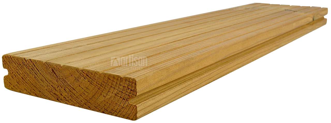 Terasová prkna 26x117x4800 LunaDeck2 ThermoWood® borovice - povrch hrubá drážka