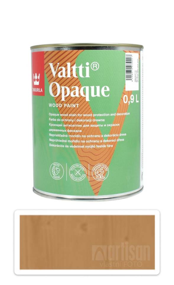 TIKKURILA Valtti Opaque - polomatná krycí barva na dřevo 0.9 l D105 TIKKURILA