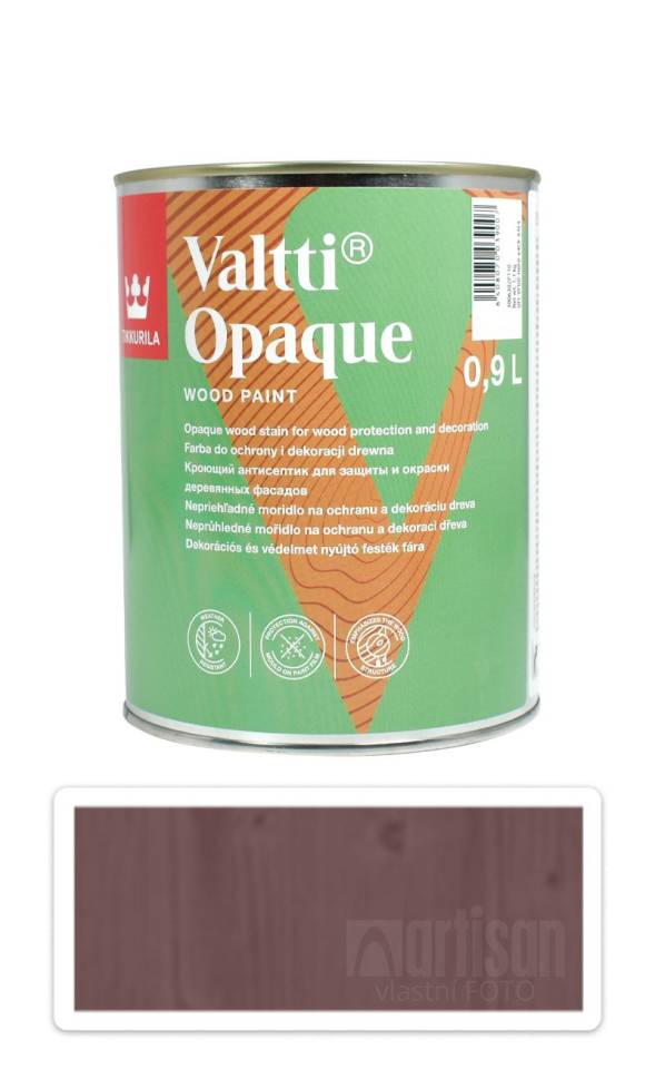 TIKKURILA Valtti Opaque - polomatná krycí barva na dřevo 0.9 l D110 TIKKURILA