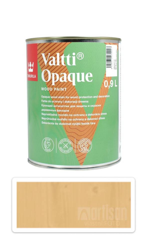 TIKKURILA Valtti Opaque - polomatná krycí barva na dřevo 0.9 l Q116 TIKKURILA