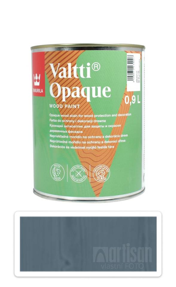 TIKKURILA Valtti Opaque - polomatná krycí barva na dřevo 0.9 l Q429 TIKKURILA