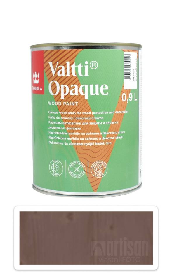TIKKURILA Valtti Opaque - polomatná krycí barva na dřevo 0.9 l Q671 TIKKURILA