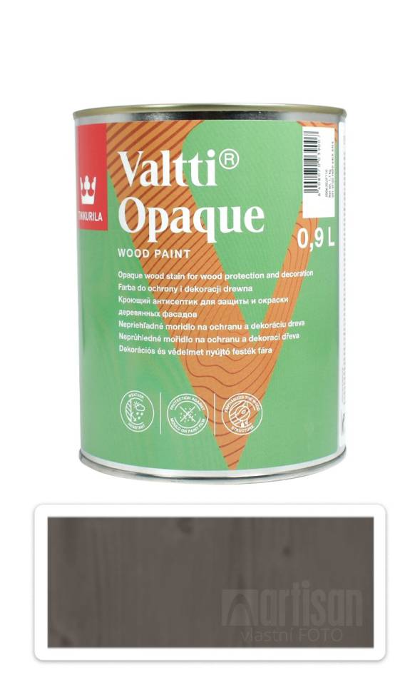 TIKKURILA Valtti Opaque - polomatná krycí barva na dřevo 0.9 l Q707 TIKKURILA