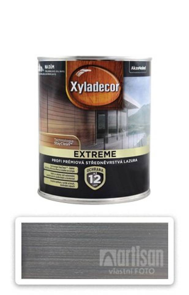 XYLADECOR Extreme - prémiová olejová lazura na dřevo 0.75 l Platan XYLADECOR