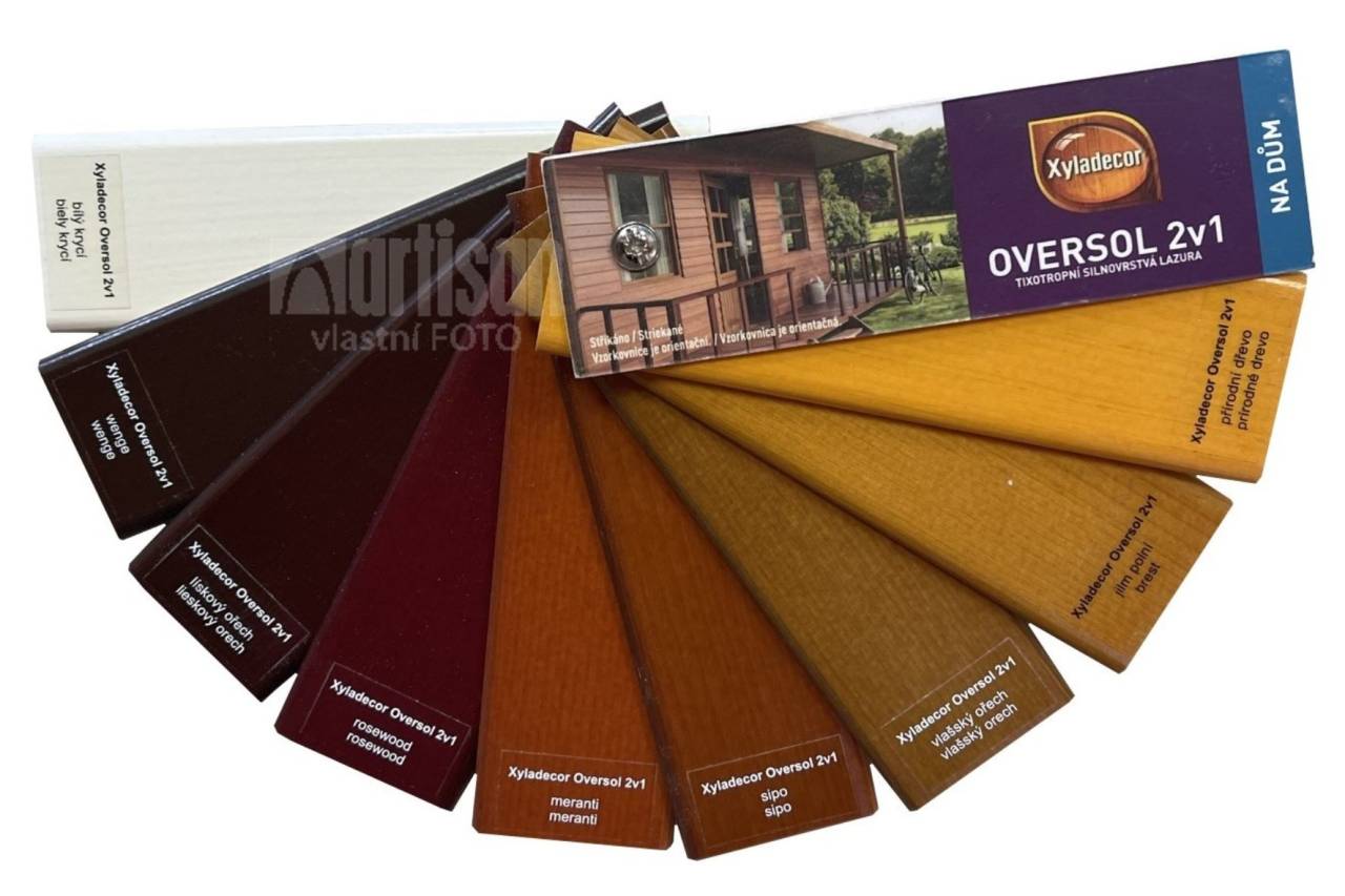 XYLADECOR Vzorník Oversol 2v1 - vějíř XYLADECOR