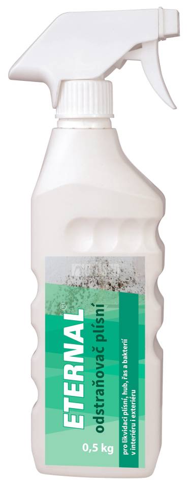 ETERNAL Odstraňovač plísní - biocidní přípravek na napadené povrchy 0.5 l ETERNAL