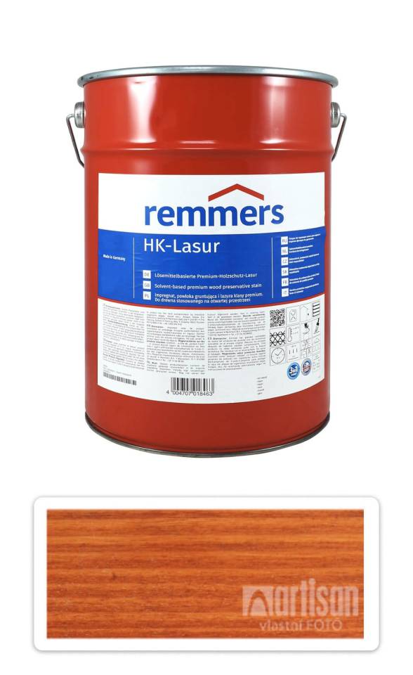 REMMERS HK lazura - ochranná lazura na dřevo pro exteriér 10 l Teak Remmers
