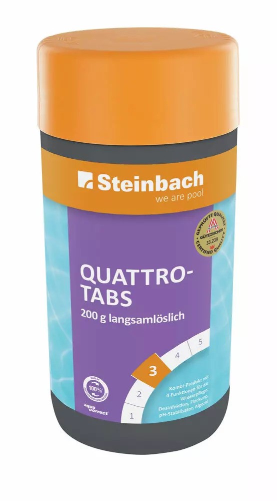 STEINBACH Multifunkční tablety 4v1 Quattrotabs 200 g 1 kgSteinbach