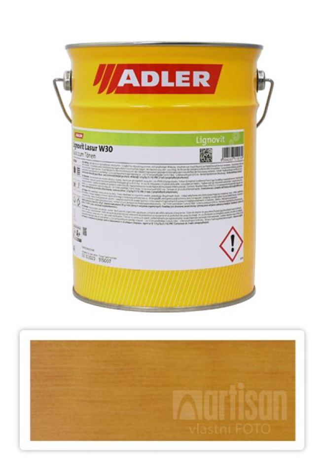 ADLER Lignovit Lasur - vodou ředitelná lazura na dřevo v exteriéru 4 l Vrba 53136 ADLER