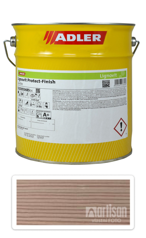 Adler Lignovit Protect Finish - vodou ředitelná UV ochrana 22 l Tanne / Jedle 63511 ADLER