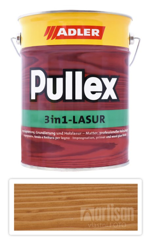 ADLER Pullex 3in1 Lasur - tenkovrstvá impregnační lazura 4.5 l Dub 4435050044 ADLER