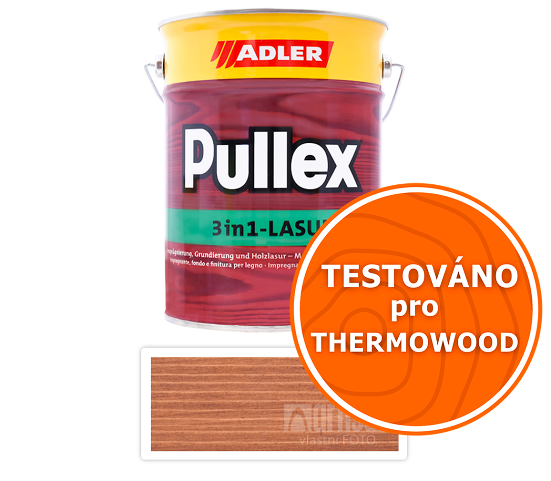 ADLER Pullex 3in1 Lasur - tenkovrstvá impregnační lazura 4.5 l Ořech 4435050049 ADLER