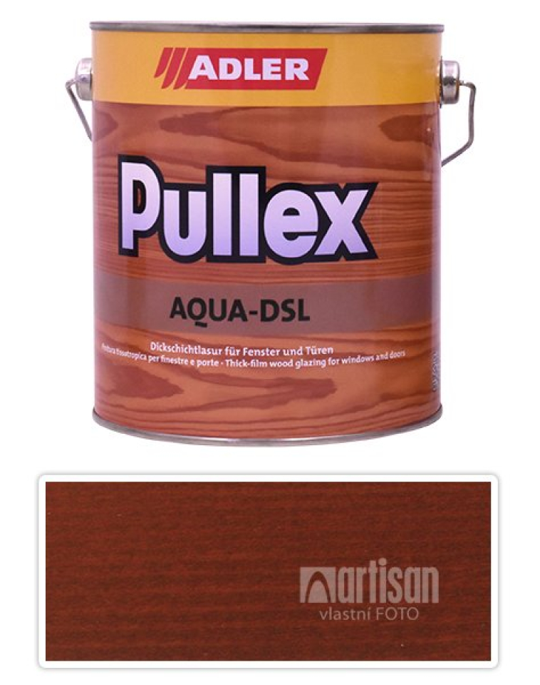 ADLER Pullex Aqua DSL - vodou ředitelná lazura na dřevo 2.5 l Abendrot ST 02/6 ADLER
