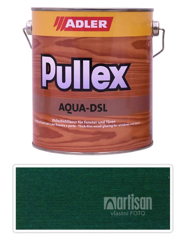ADLER Pullex Aqua DSL - vodou ředitelná lazura na dřevo 2.5 l Cocodrilo ST 07/5 ADLER