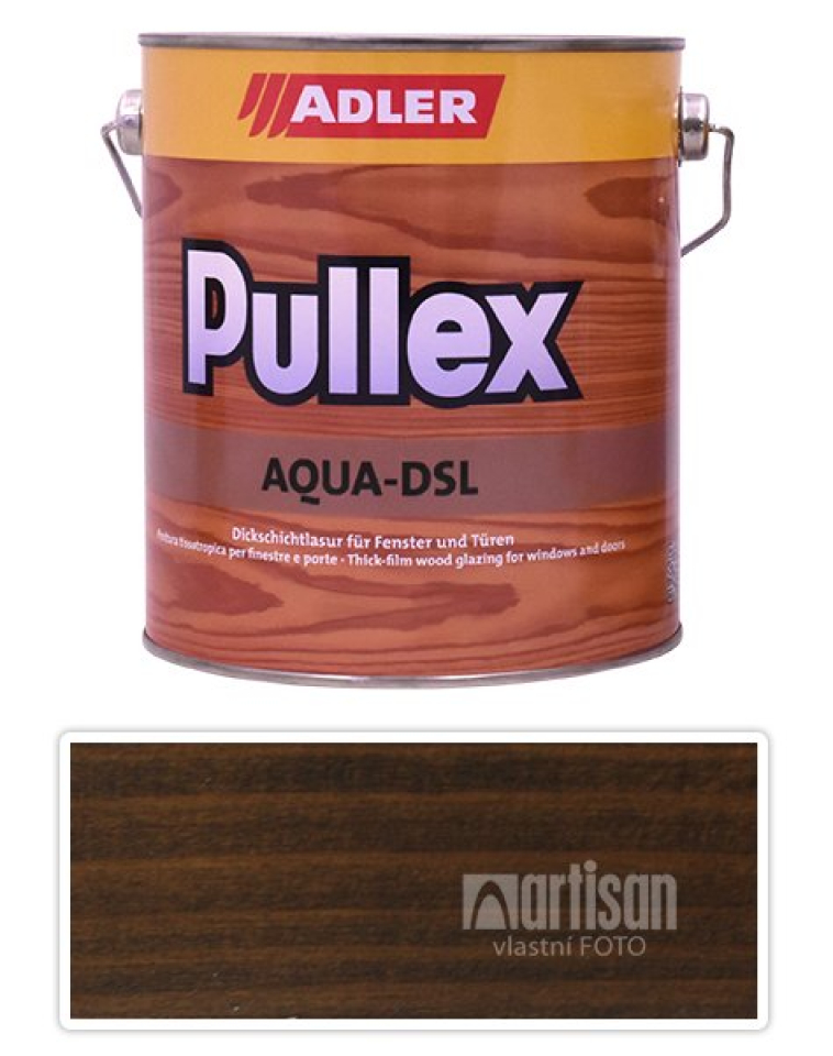 ADLER Pullex Aqua DSL - vodou ředitelná lazura na dřevo 2.5 l Dammerung ST 03/5 ADLER