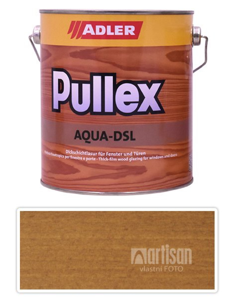 ADLER Pullex Aqua DSL - vodou ředitelná lazura na dřevo 2.5 l Dingo ST 06/3 ADLER
