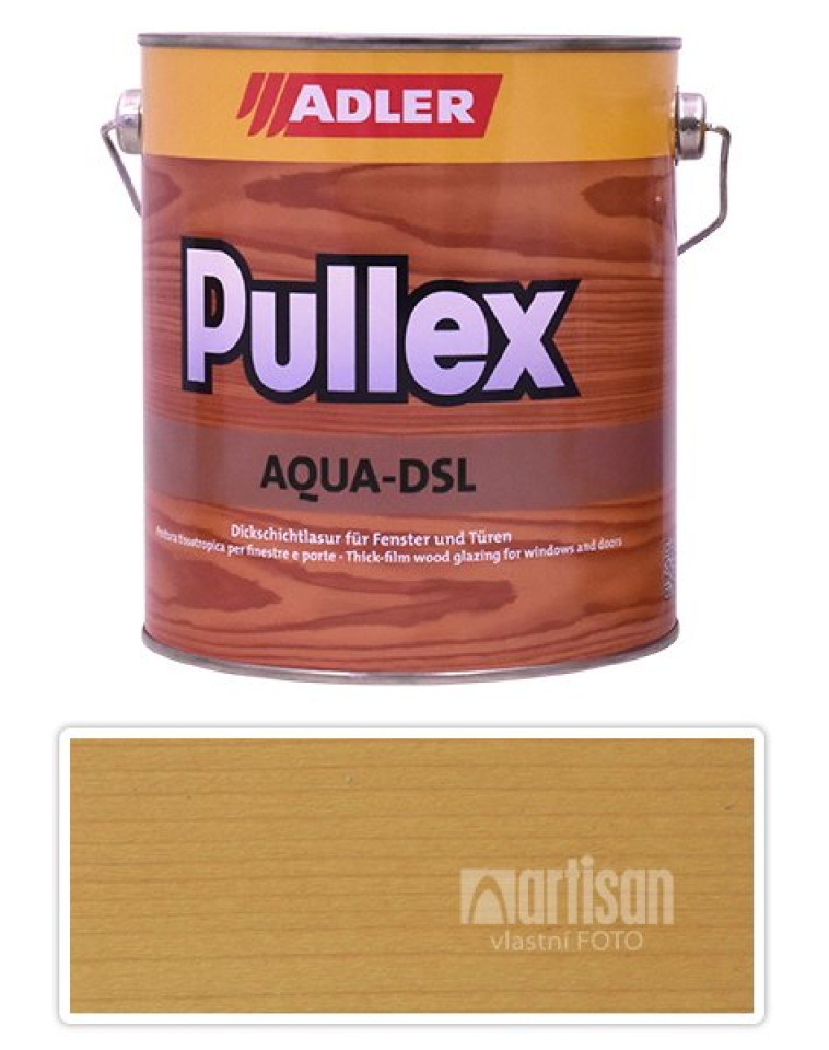 ADLER Pullex Aqua DSL - vodou ředitelná lazura na dřevo 2.5 l Dune ST 06/2 ADLER