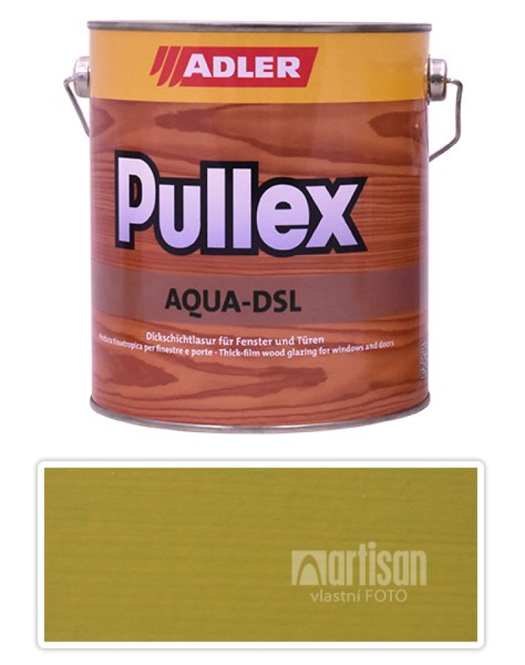 ADLER Pullex Aqua DSL - vodou ředitelná lazura na dřevo 2.5 l Eierlikör LW 08/4 ADLER