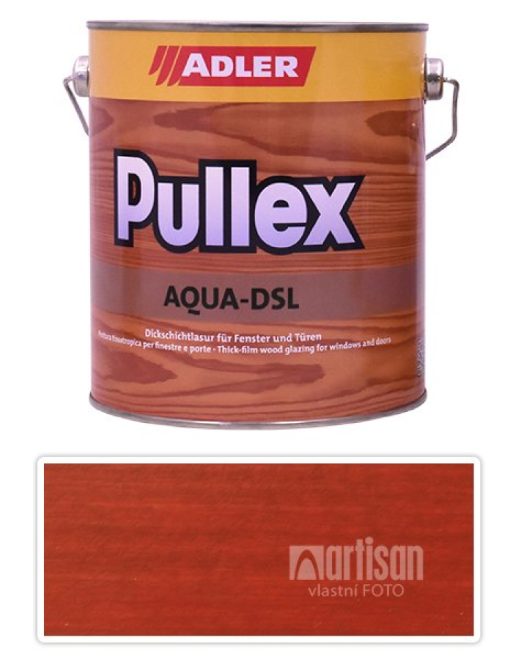ADLER Pullex Aqua DSL - vodou ředitelná lazura na dřevo 2.5 l Feuerdrache LW 03/1 ADLER