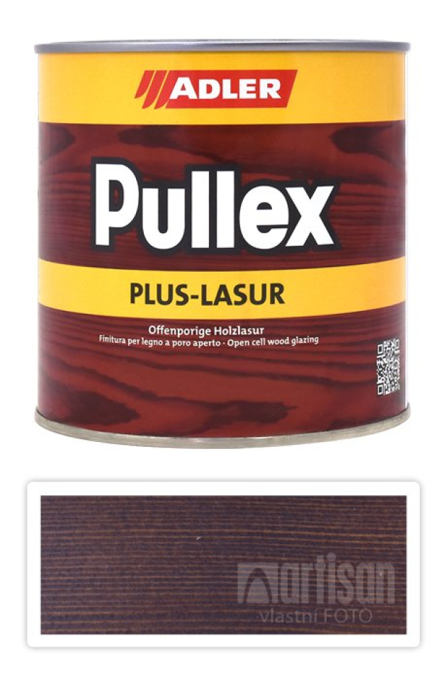 ADLER Pullex Plus Lasur - lazura na ochranu dřeva v exteriéru 0.75 l Palisandr 50324 ADLER
