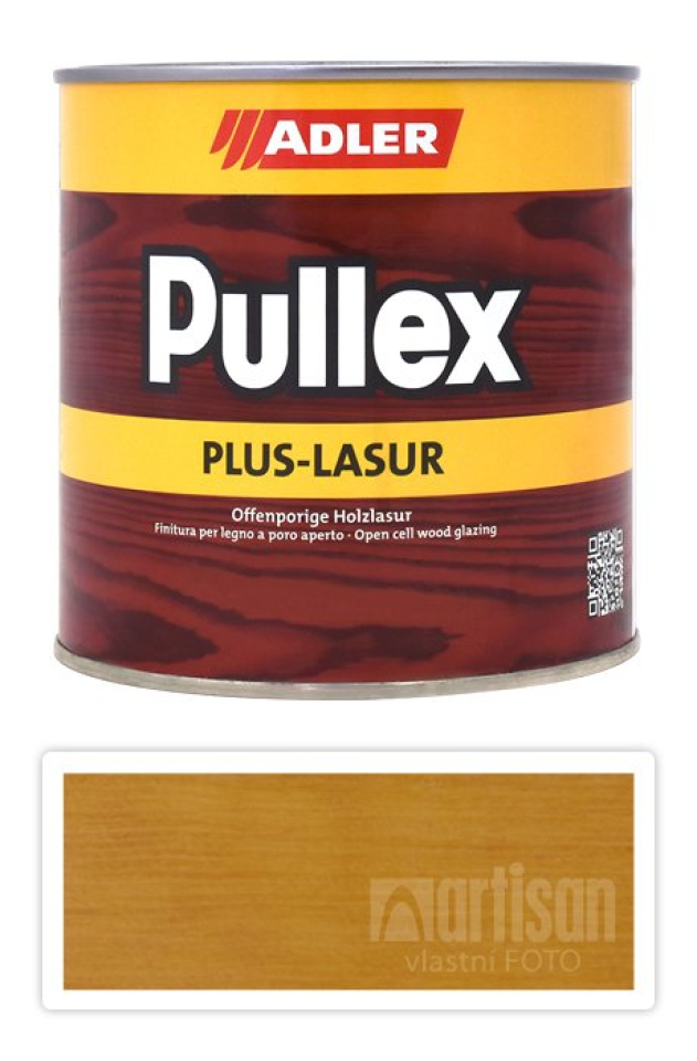 ADLER Pullex Plus Lasur - lazura na ochranu dřeva v exteriéru 0.75 l Vrba 50316 ADLER