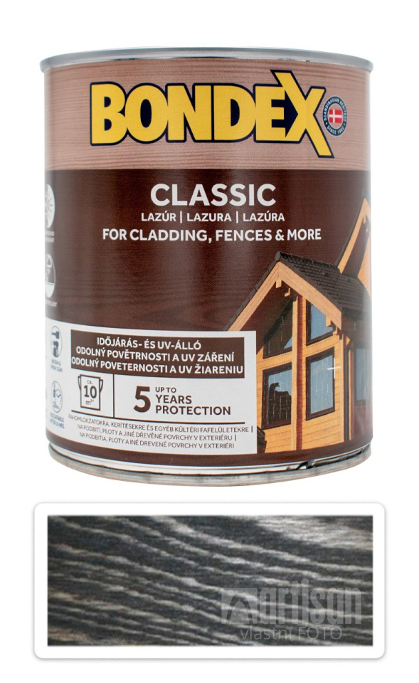 BONDEX Classic - matná tenkovrstvá syntetická lazura 0.75 l Eben BONDEX