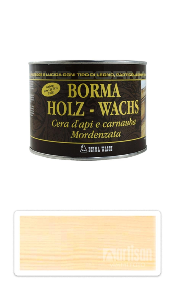 BORMA Holzwachs - krémový včelí vosk v pastě 0.5 l Bezbarvý BORMA