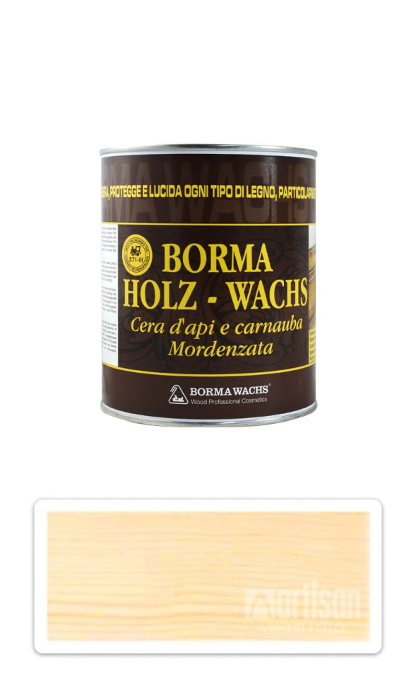 BORMA Holzwachs - krémový včelí vosk v pastě 1 l Bezbarvý BORMA