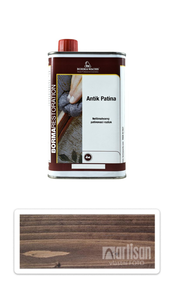 BORMA Restauro Antik Patina - roztok pro starobylý vzhled 0.5 l BORMA