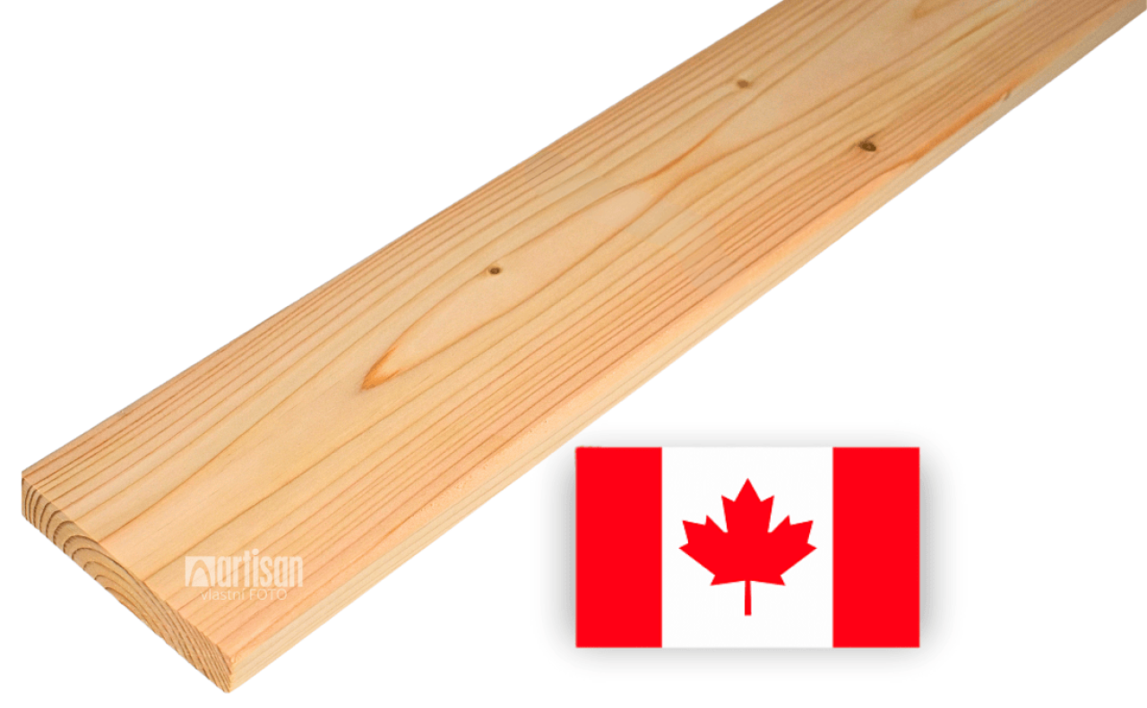 Fasádní obklady - Rhombus - 21x95x3660 Kanadská douglaska