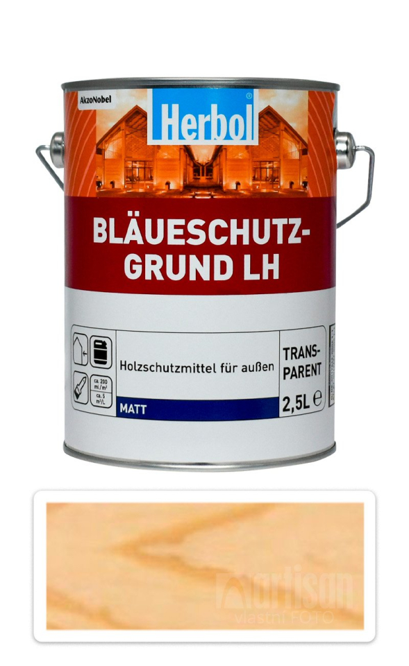 HERBOL Blaueschutz Grund - impregnační nátěr 2.5 l HERBOL