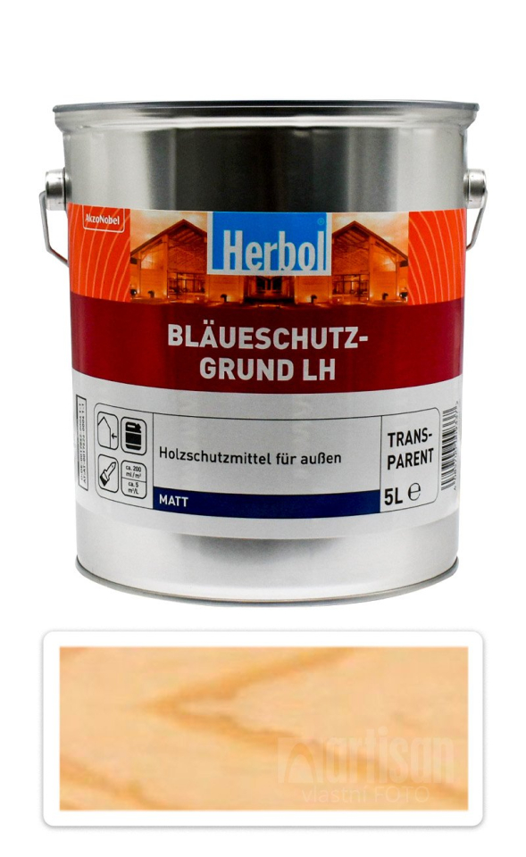 HERBOL Blaueschutz Grund - impregnační nátěr 5 l HERBOL