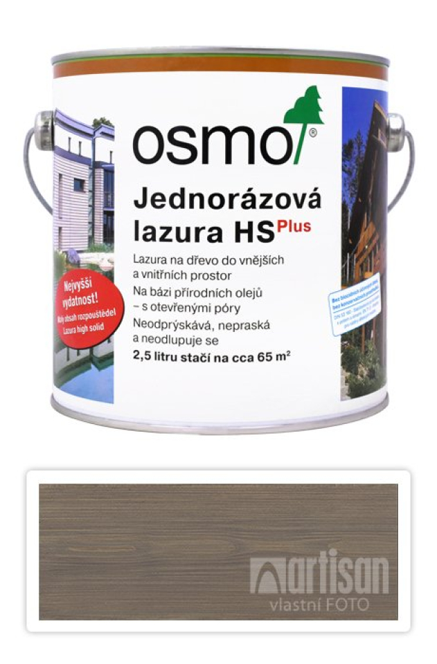 OSMO Jednorázová lazura HS 2.5 l Patina 9205 OSMO