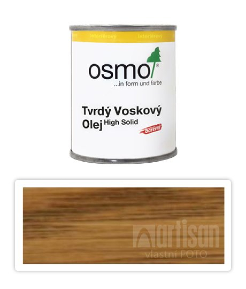 OSMO Tvrdý voskový olej barevný pro interiéry 0.125 l Jantar 3072 OSMO