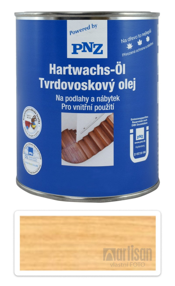 PNZ Tvrdovoskový olej barevný 0.75 l Medový PNZ