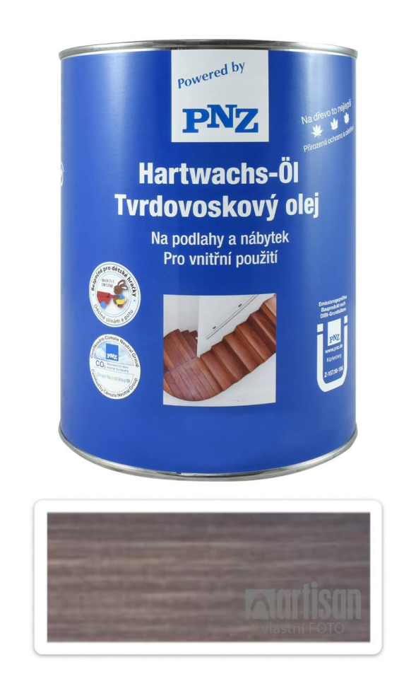 PNZ Tvrdovoskový olej barevný 2.5 l Grafitový PNZ