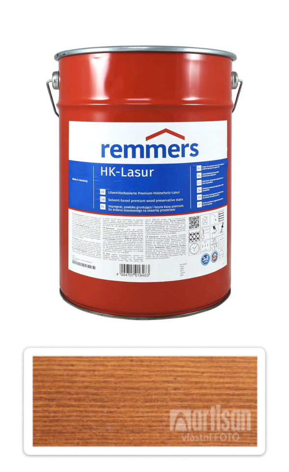 REMMERS HK lazura - ochranná lazura na dřevo pro exteriér 10 l Ořech Remmers