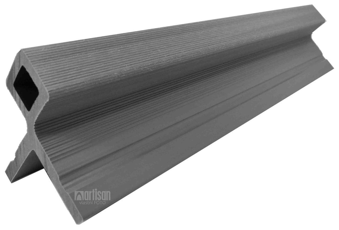 Rohová lišta pro WPC obkladové panely lamelové Dřevoplus Profi 75x77