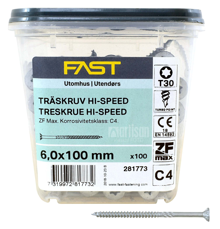 Rychlovruty FAST Wood Screw 6