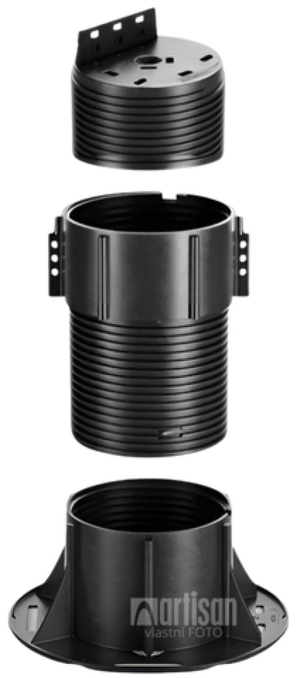 Terasový terč NEW BASIC WOOD - NBW9 (NBW5 + 3x PNM) výškově nastavitelný 520-700 mm Neuveden