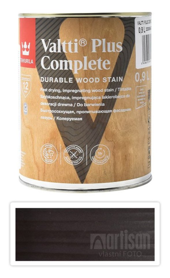 TIKKURILA Valtti Plus Complete - matná tenkovrstvá lazura 0.9 l Kanto 5077 TIKKURILA