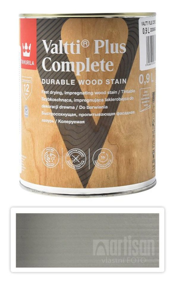 TIKKURILA Valtti Plus Complete - matná tenkovrstvá lazura 0.9 l Kaste 5081 TIKKURILA