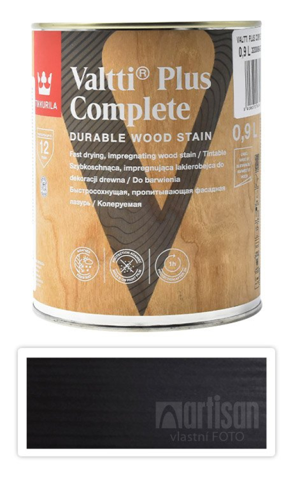 TIKKURILA Valtti Plus Complete - matná tenkovrstvá lazura 0.9 l Piki 5089 TIKKURILA