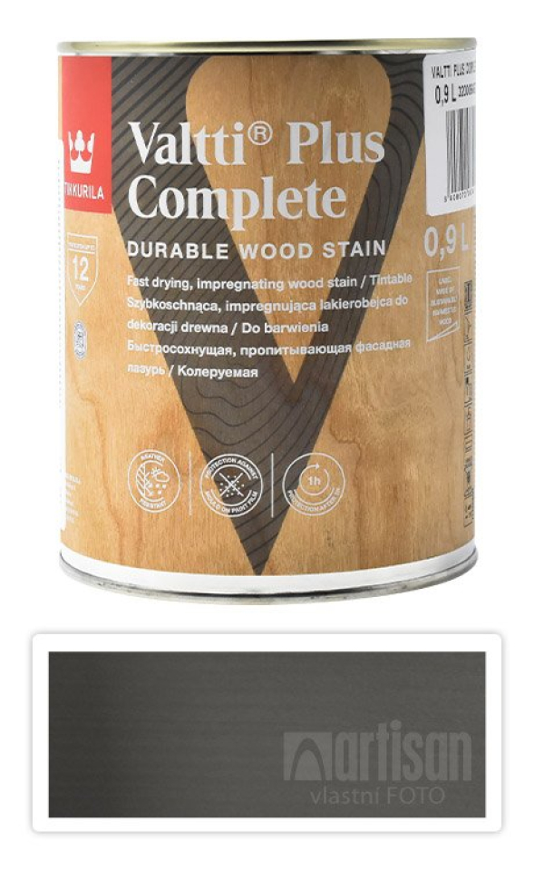 TIKKURILA Valtti Plus Complete - matná tenkovrstvá lazura 0.9 l Poro 5087 TIKKURILA