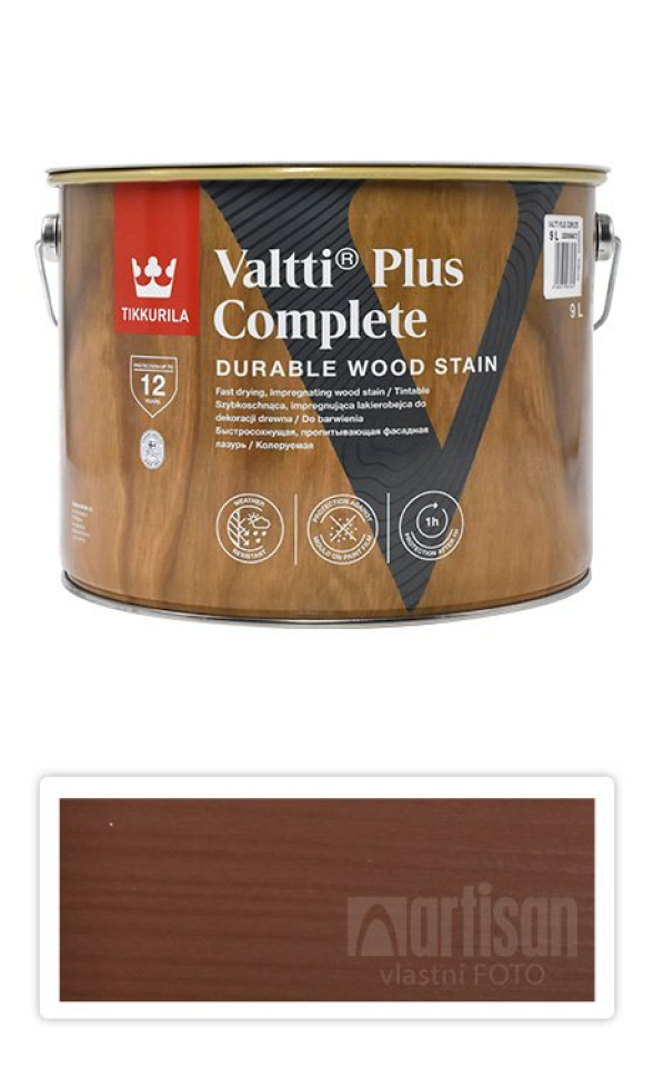TIKKURILA Valtti Plus Complete - matná tenkovrstvá lazura 9 l Honka 5072 TIKKURILA